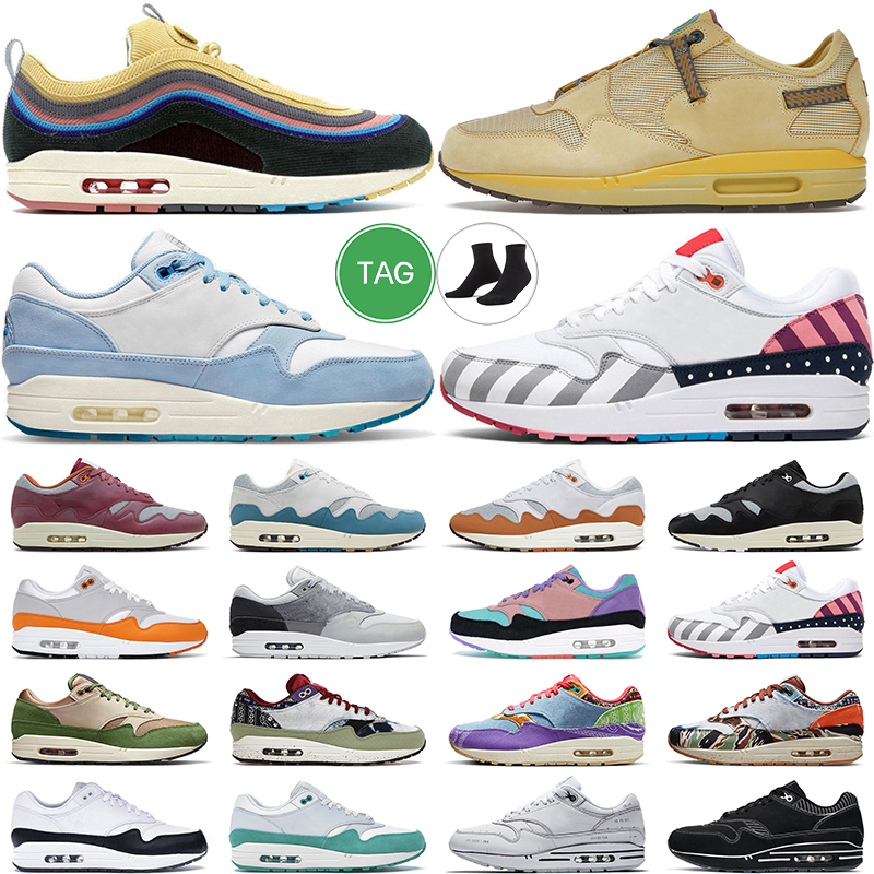 

men women running shoes 1s Patta Noise Aqua Blueprint Rush Maroon Obsidian Elephant mens trainer sneakers, 24