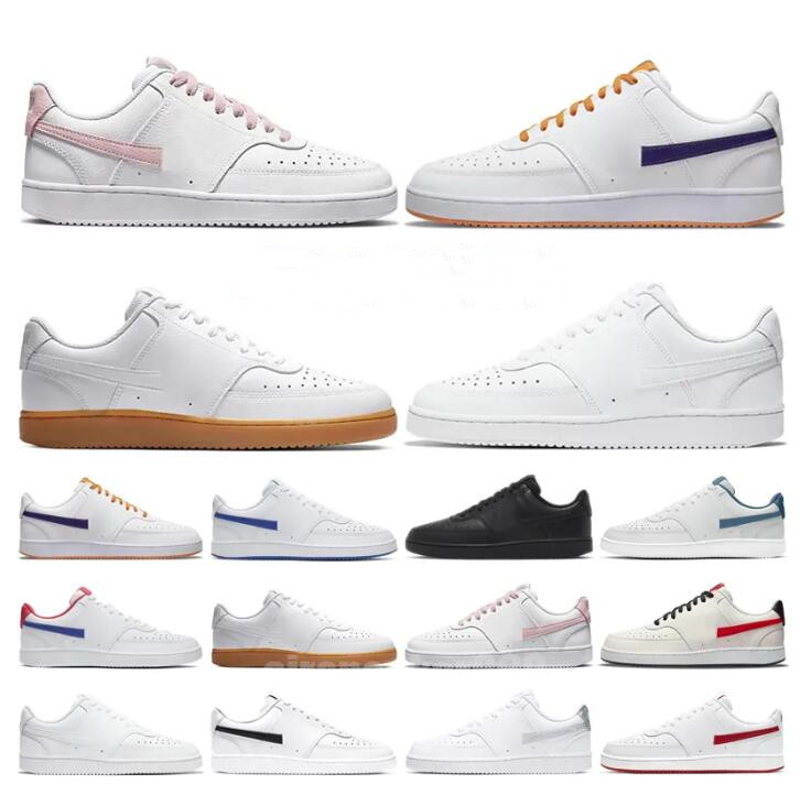 

Running Shoes Sneakers Trainers Sports Sneakers Court Vision lo Designer Triple White Black Game Royal Navy Rose Pink Sail University Red Casual shoes size36-45