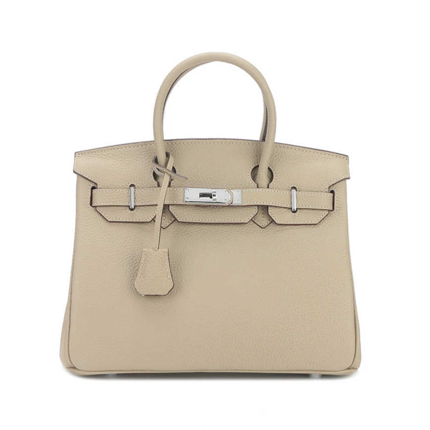 

2023 Women Bags Factory Handbags 55%off Silver buckle large capacity portable women's leather shoulder bag Designer Luxury Shoulder Handbags, Black (silver buckle)