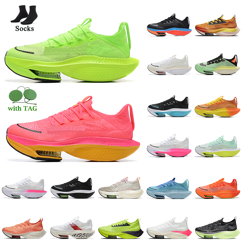 

2023 Fashion Women Mens Alpha Fly Running Shoes Vaporfly Next Pegasus Type Runners Sneakers 2.0 Mint Foam Barely Green Hyper Violet Ekiden Black Metallic Gold Trainer, E24 40-45 university gold