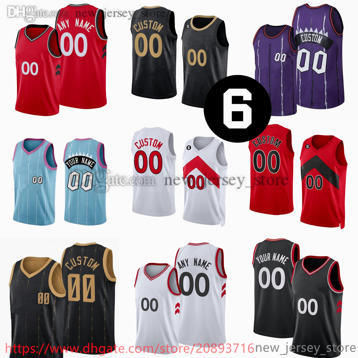 

Custom 2023 New Printed Basketball Jerseys 5 Precious Achiuwa 22 Malachi Flynn 45 Dalano Banton 35 Christian Koloko 11 Joe Wieskamp Jeff Dowtin Chris Boucher 6 Patch, Printed (with team logo)