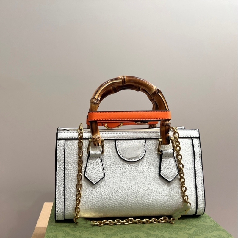 

New Tote bag Hand held bag Women bag Bamboo bag Fashion classic simple The single shoulder bag messenger bag Women's bag, G5 24*15cm