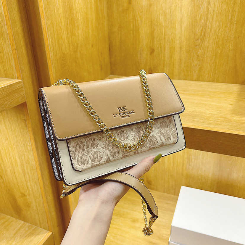 

Fashion Women's Bag 75%off One shoulder women women's messenger chain bag Luxury Designer Handbags Bags Purse, White7