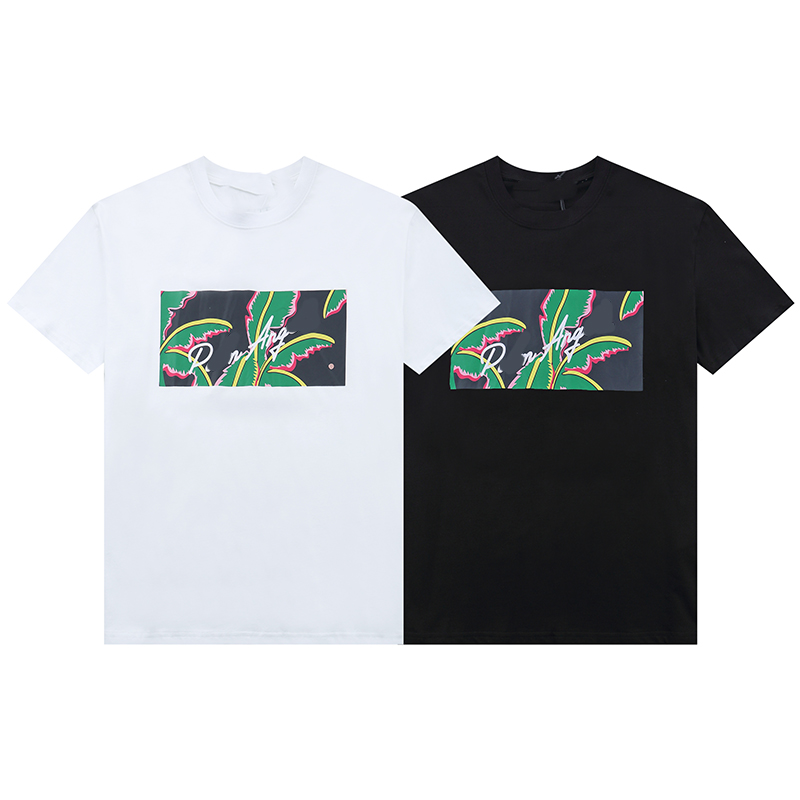 

Designer palms Mens t Shirts Women' angels tshirt palm leaf letter print loose casual cotton round neck short sleeve t shirt half sleeve Size /M/L/XL, White