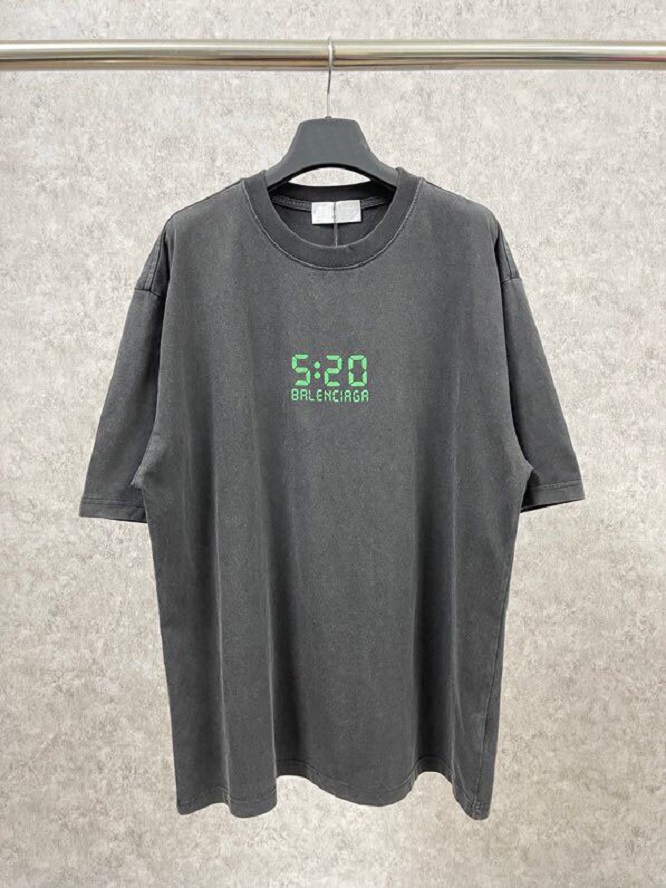 

2023ss Spring/Summer High Quality Designer Letter Print T-Shirt Cotton Fabric Round Neck Pullover Short Sleeve Unisex T-Shirt k49d, Black