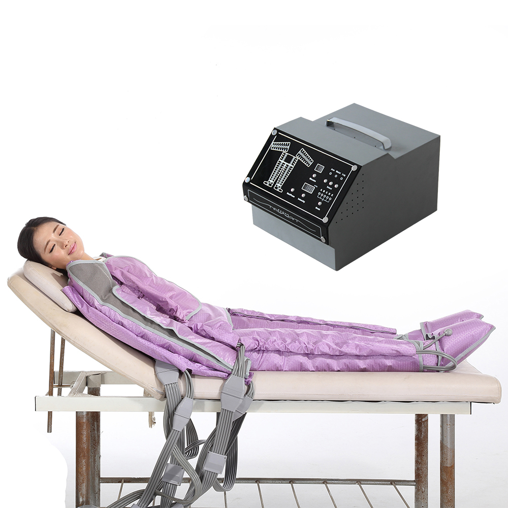 

44 Air Bags Professional Pressotheray Lymphatic Drainage Machine Purple Color Air Pressure Suit Presoterapia