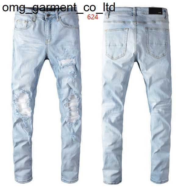 

price fashion brand Blue Hole jeans men's patch slim elastic denim amirly pants designer, 624