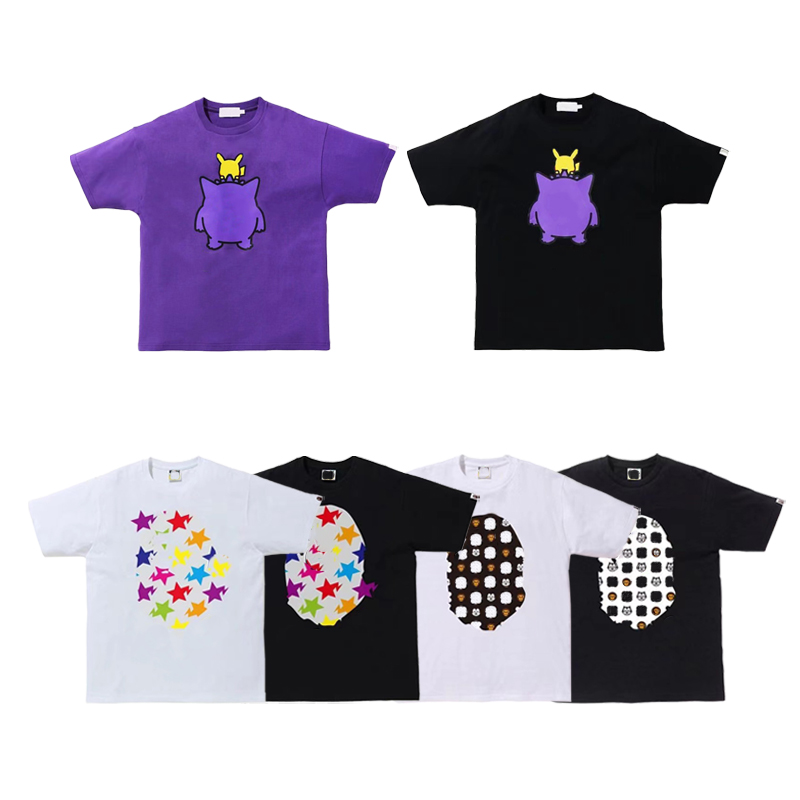 

Hot Summer Mens T Shirt Tops T-Shirts sporty Womens Tees Designer Cotton Short Sleeves Luxury Sharks Tshirts Clothing Street Sleeves Clothes