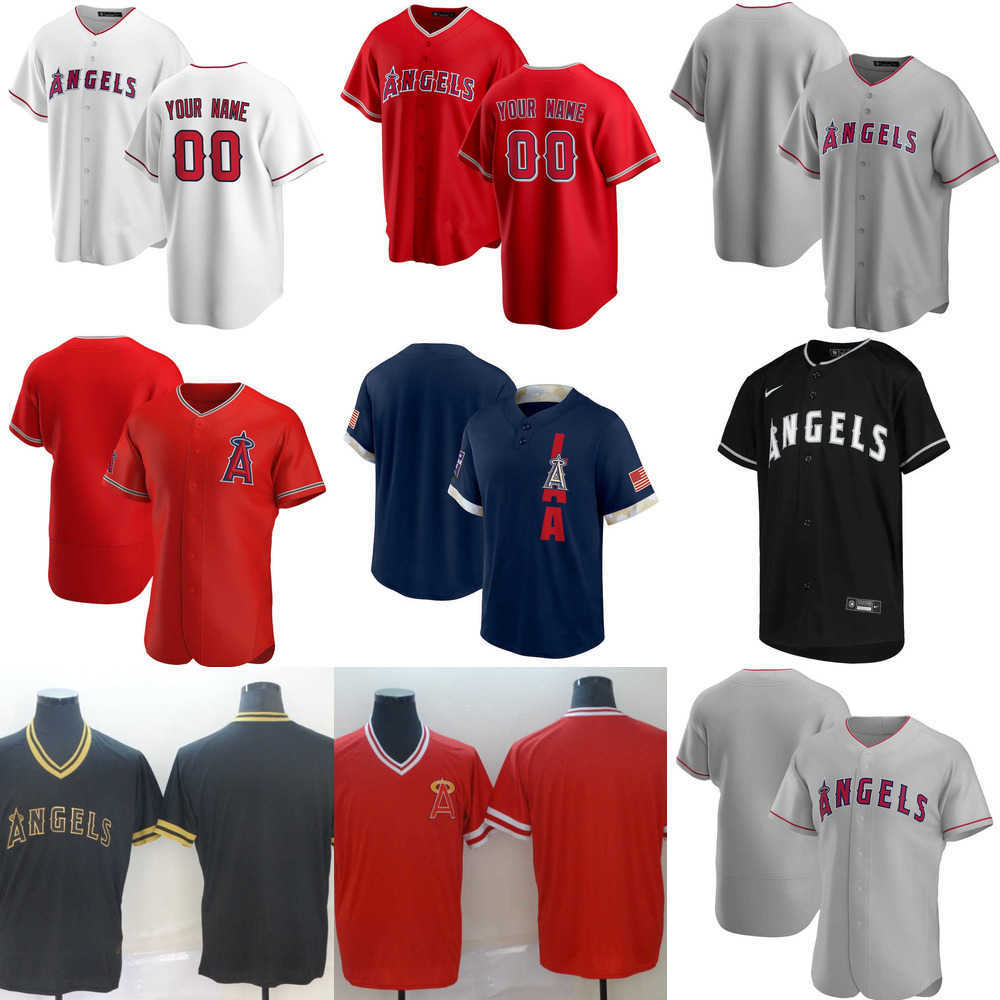 

2023 Custom Jersey Mens women Youth Los Angeles''Angels''31 Ty Buttrey 47 Griffin Canning 58 Alex Claudio 38 Alex Cobb Baseball Jerseys, Color