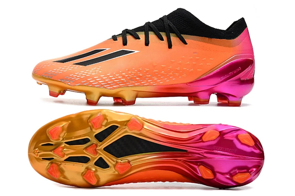 

Soccer Shoes Lionel Mess Signature X Speedportal.1 FG World Cup Cleats Balon Te Adoro Mi Histori l Rihla Football Shoes, Orange