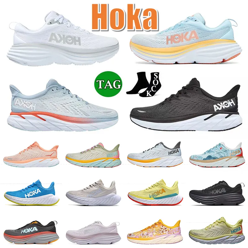 

WITH BOX designer 2023 Designer Hoka Casual Shoes Mens Women Carbon x2 Bondi 8 Clifton Kawana Challenger ATR 6 training Sneakers Outdoor Sports Trainers H EHz, 19
