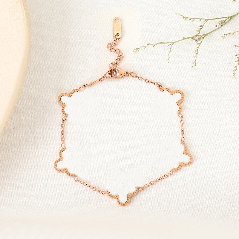 

four leaf clover bracelet womens gold bangle flower bracelets love bangles triomphes clovers designer jewellery stainless steel unisex charm chain wedding gift