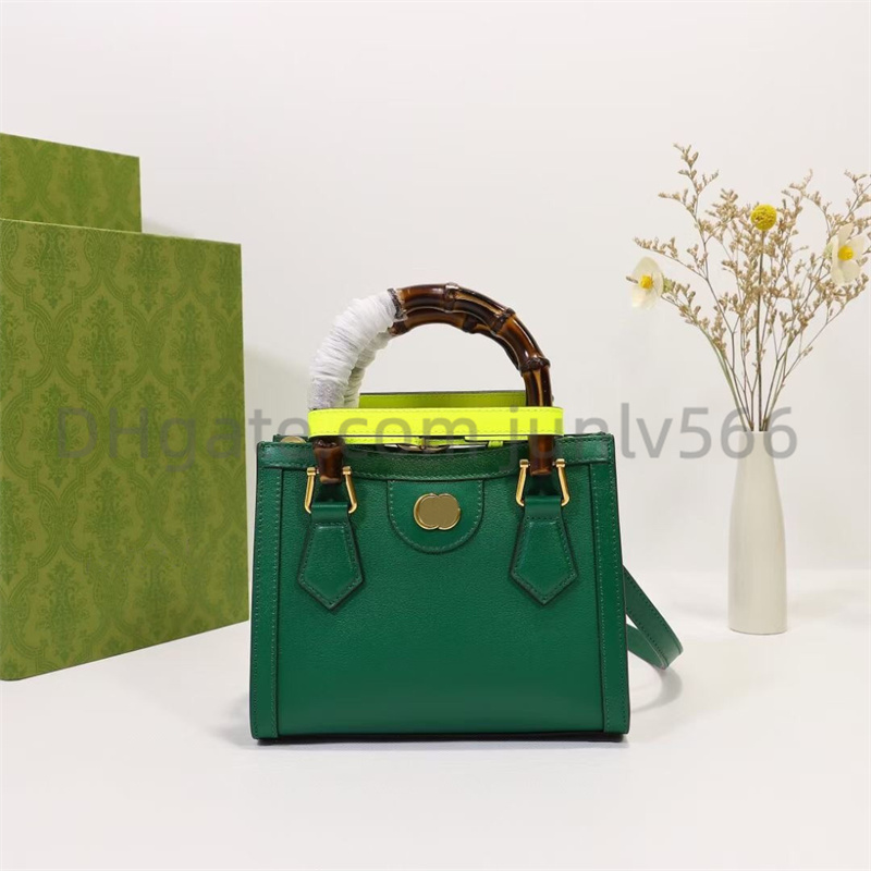 High quality leather Diana Bamboo Tote Bag shopping Bags women's men's handbags Cross Body Purse border luxury designer fashion Shoulde