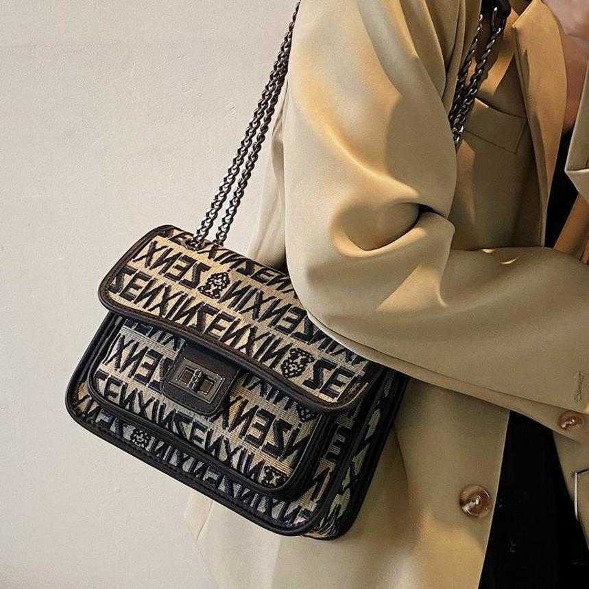 

Women Bags Trend Handbags 55%off Small women's high-grade chain versatile shoulder messenger small square bag Female Totes Shoulder Handbags for Women, Letter black small
