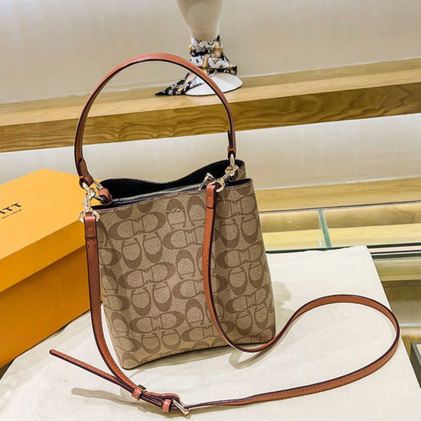 

Fashion Women's Bag 75%off women's one shoulder hand bag Luxury Designer Handbags Bags Purse, Coffee5