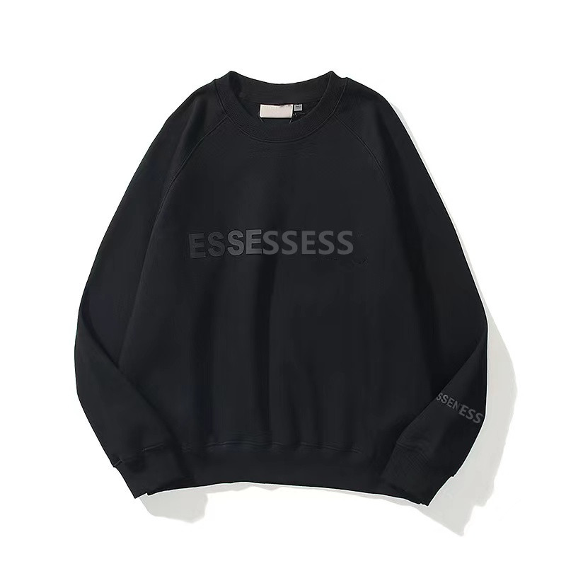 Essential Pullover Men Women FOG Clothes Crewneck Hoodie Designer Tech Fleece Sweatshirt Hip Hop Chest Oversized Letter Print Hoody Fear Gods Long S