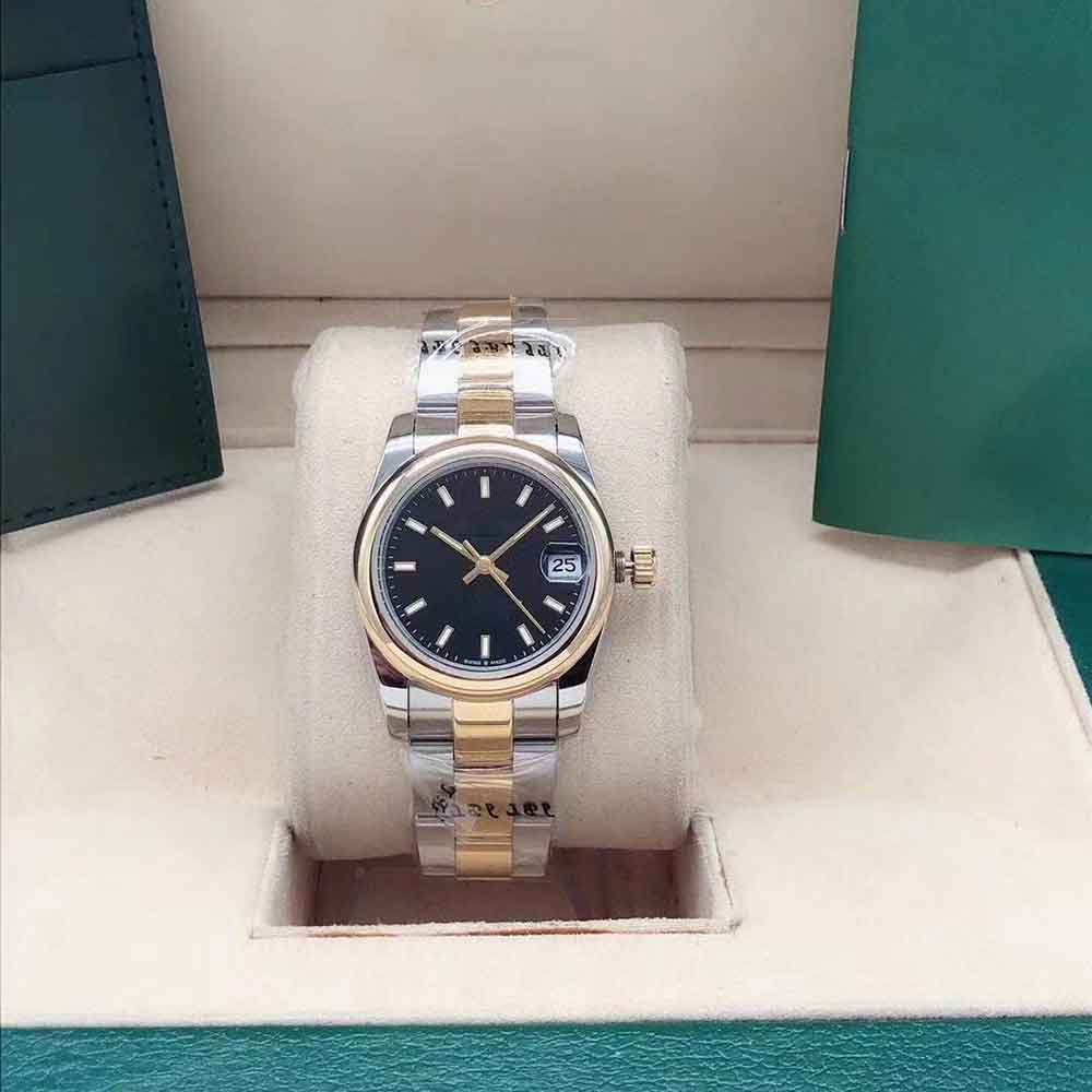 

Mens Lady Watches Automatic Mechanical Movement Wristwatches Designer Full Stainless Steel Watch Montre De Luxe 31 36 41mm, Color 4