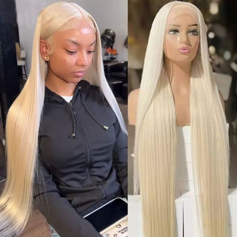 

Lace Frontal Wig Blonde Lace Front Wig Human Hair Straight Lace Human Hair Wigs For Black Women 30 Inch Hd, Others color
