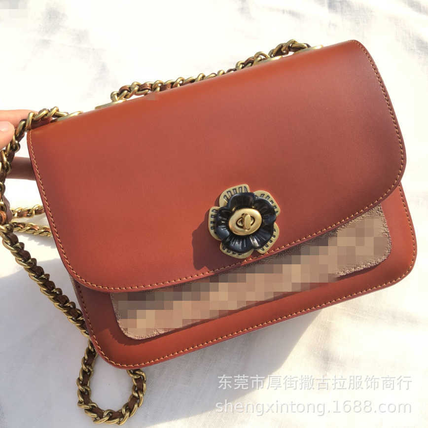 

2023 Women Bags Factory Handbags 55%off leather shoulder fold-over women's small square bag Designer Luxury Shoulder Handbags, Black5