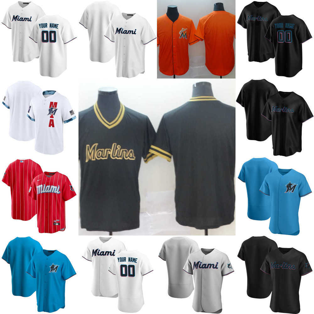 

2023 Custom Jersey Mens women Youth Miami''Marlins''14 Adam Duvall 93 Yimi Garcia 60 Braxton Garrett 3 Monte Harrison Baseball Jerseys, Color