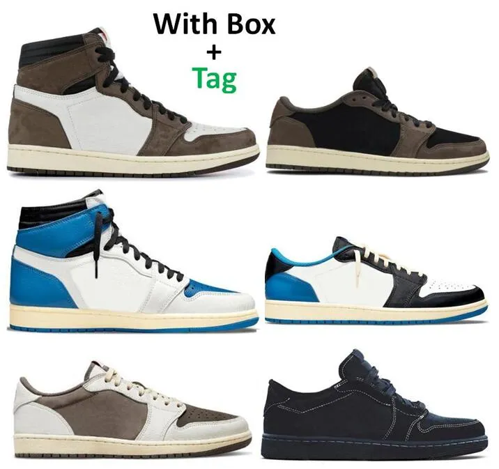 

Best quality 1s travis 1 low cactsus jack suede 3M basketball shoes mens womens TS Fragment reverse mocha black phantom trainers sneakers big size us13 EUR47 With Box, Stealth