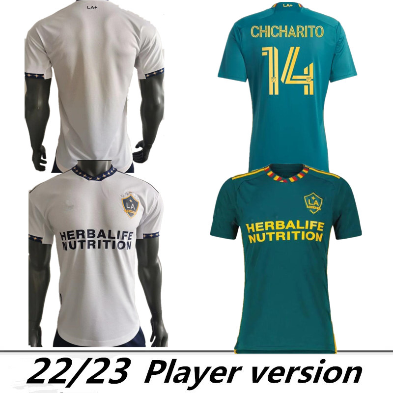 

Player Edition MLS 2023 Soccer JerseyS LOS ANGELES LA GALAXY fan version CHICHARITO J.DOS SANTOS KLJESTAN 23 24 Lletget men away football Shirts