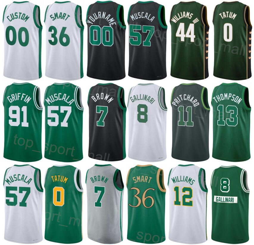 

Man Kids Printed Basketball Marcus Smart Jersey 36 Grant Williams 12 Malcolm Brogdon 13 Mike Muscala 57 Jaylen Brown 7 Jayson Tatum 0 Al Horford 42 Breathable Shirt, White