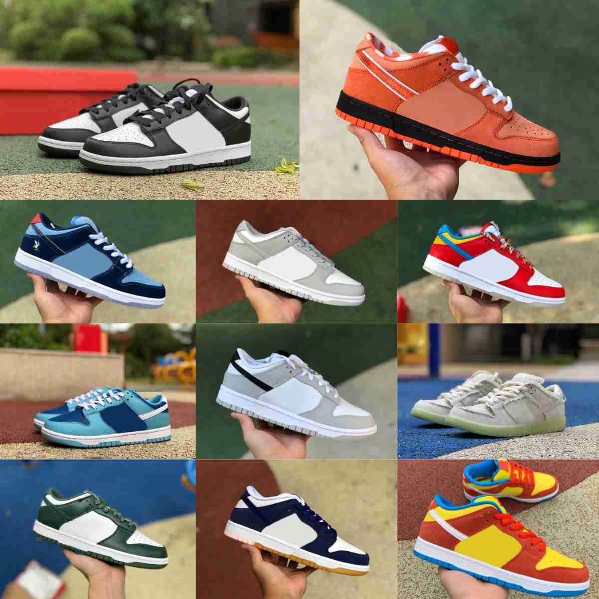 

2023 DUNKES Men Women Running Shoes SB Grey Fog White Black Orange Lobster Neptune Green Reverse Panda Georgetown Court Purple Ceramic Trainer Sports Sneakers, Please contact us