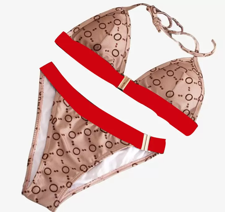 2023 Hot Lace Vintage Bikini Set Rayé Étoile Serré Drapeau Maillot De Bain Bikini Ensemble Femmes Body Deux-pièces Maillots De Bain Bikinis Expéd