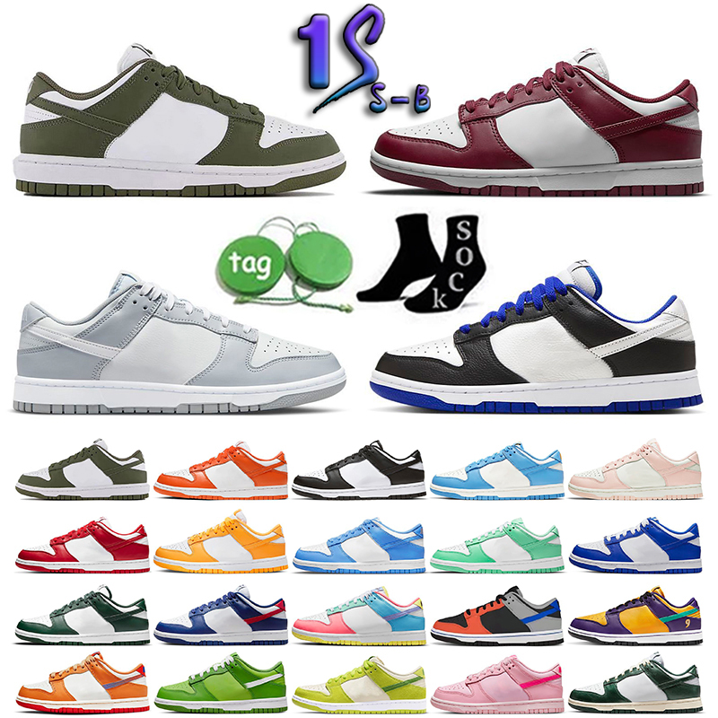 

2023 designer shoes for men women Plate-forme sneakers low Panda White Black Grey Fog Green Purple Lobster Why So Sad StrangeLove sb dunks lows casual trainer, Royal blue