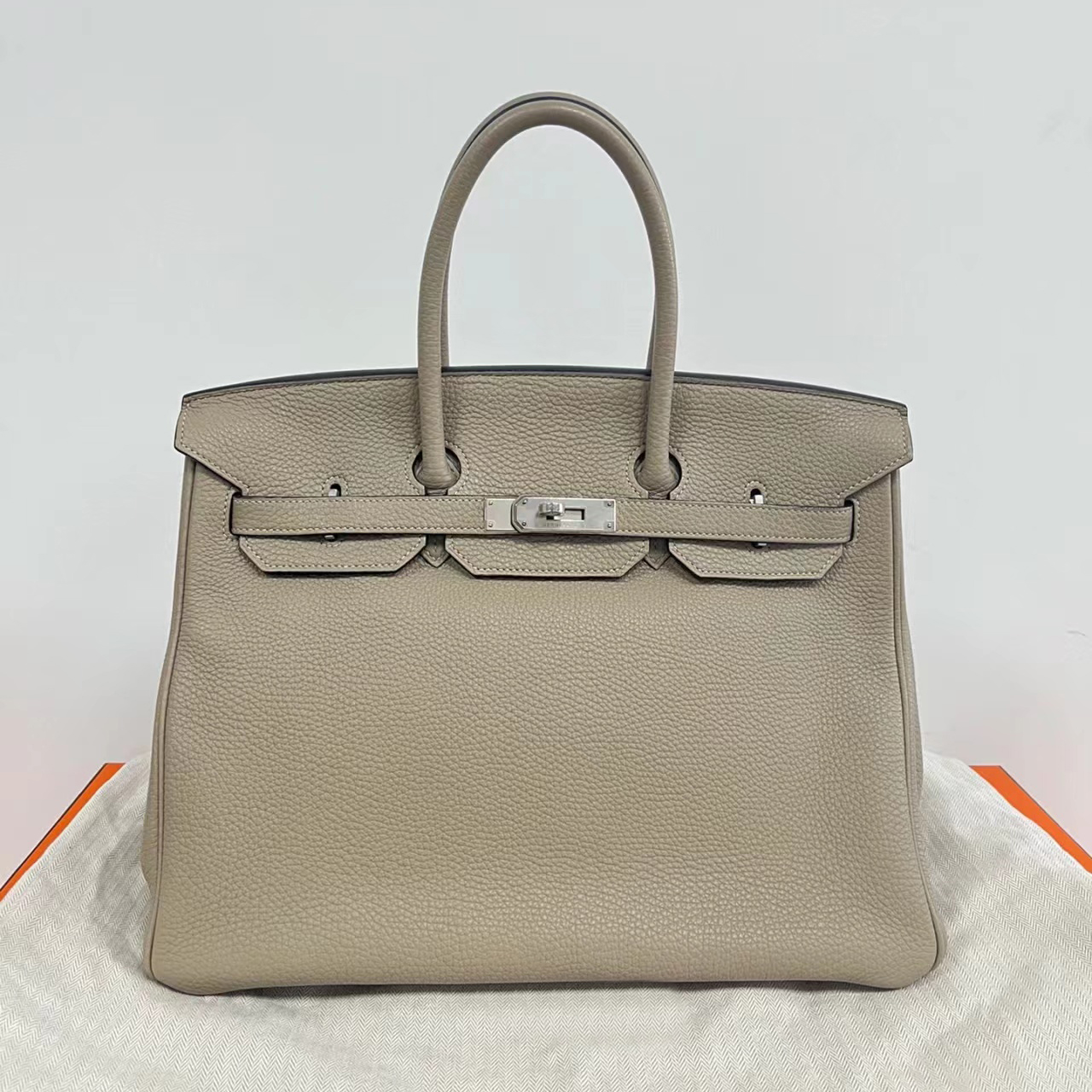 

fashion Totes Shoulder bag weekend men Women clutch Bags and scarves hermee pochette Luxurys Designer Genuine leather birkins tock travel crossbody strap handbag, Orange