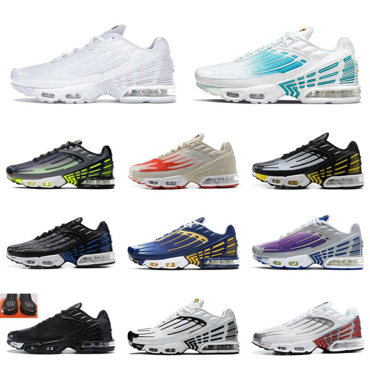 

2023 Discount Tn Plus 3 Tuned Men Sports Shoes III 3s Laser Blue White Vast Grey Obsidian Hyper Violet Deep Parachute Ghost Green Triple, Plus3008