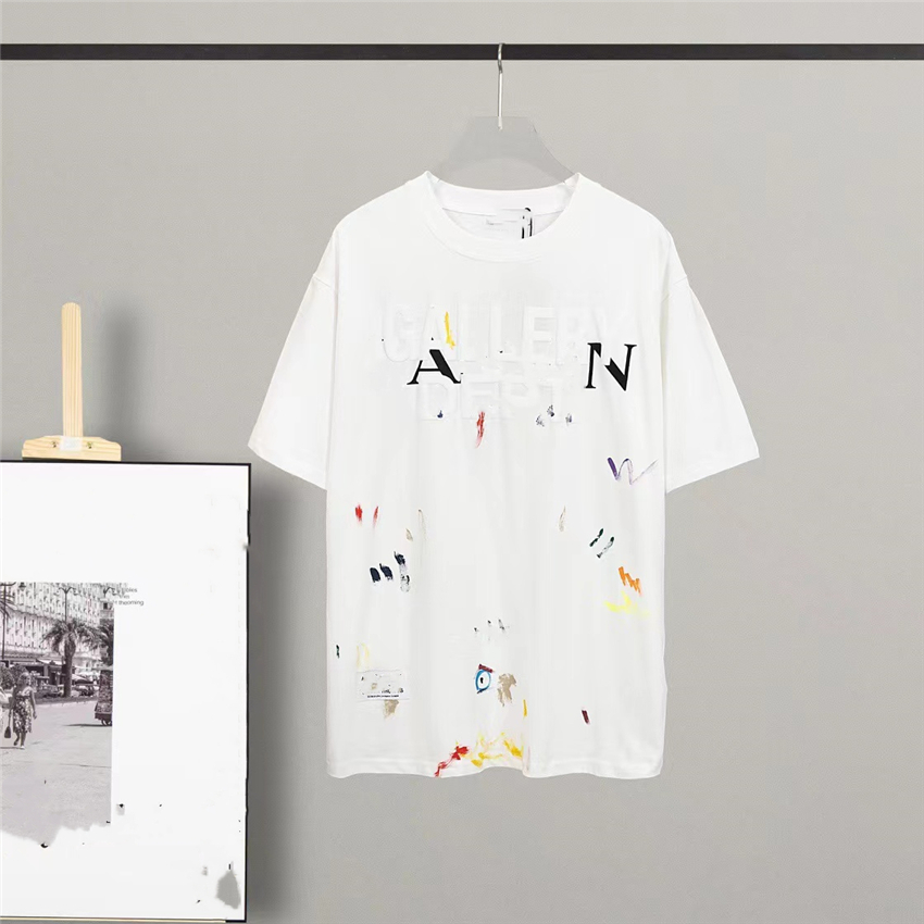 

Men' T-Shirts Fashion Men' T-shirt 2023 Lanvin New cotton soft anti-wrinkle retro decorative printing letters casual student lovers short