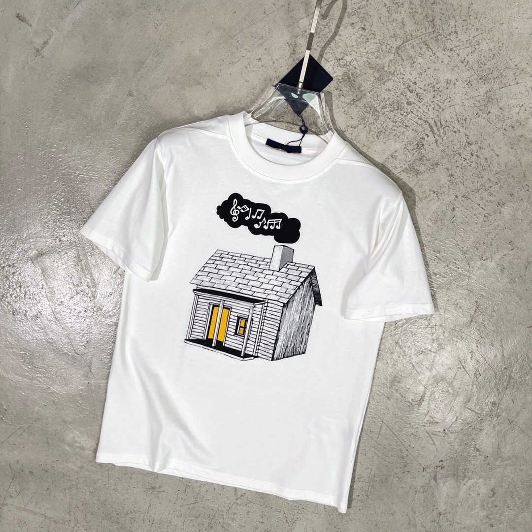 

23SS early spring men' T shirts italy paris Men Women High Street Fashion Short Sleeves OS T-Shirts Summer Breathable Tee l80220, White