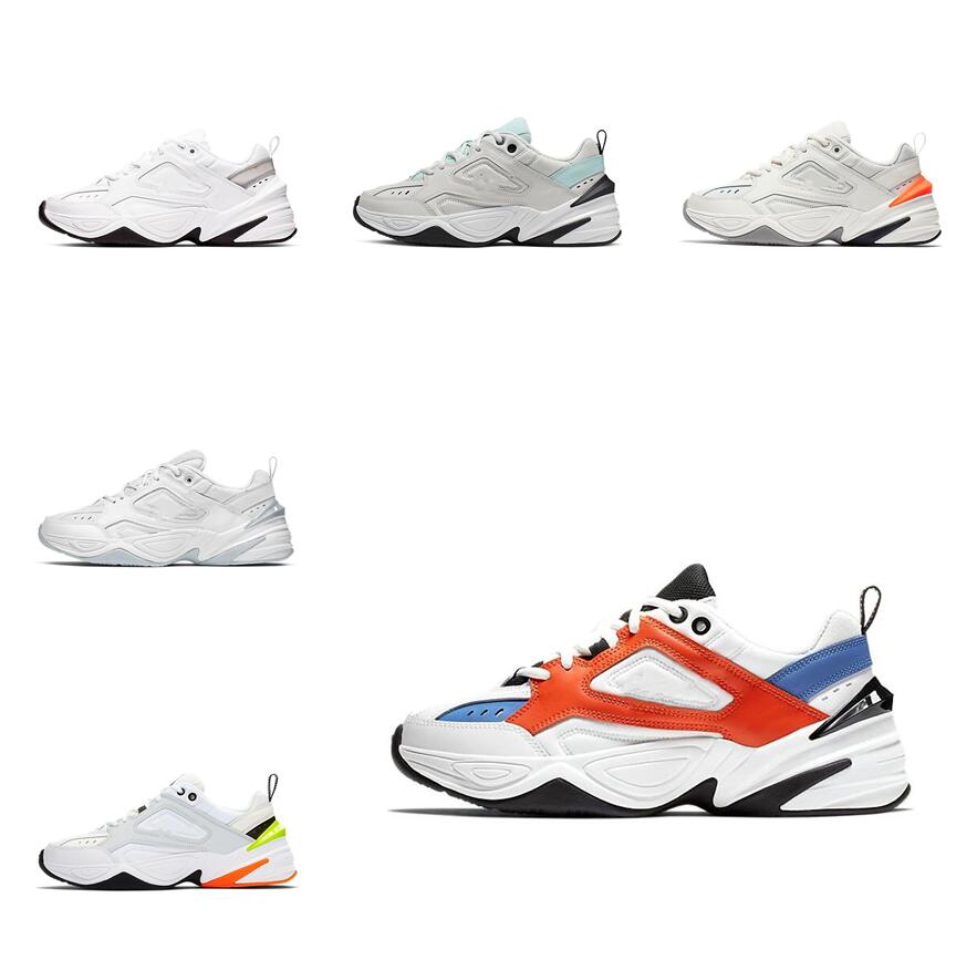 

M2K Tekno Phantom White Pure Platinum Running Shoes Designers Woman Man Team Orange Hyper Jade Pink Twill Denim Sneakers Light Bone Plum Chalk Dad size 36-45