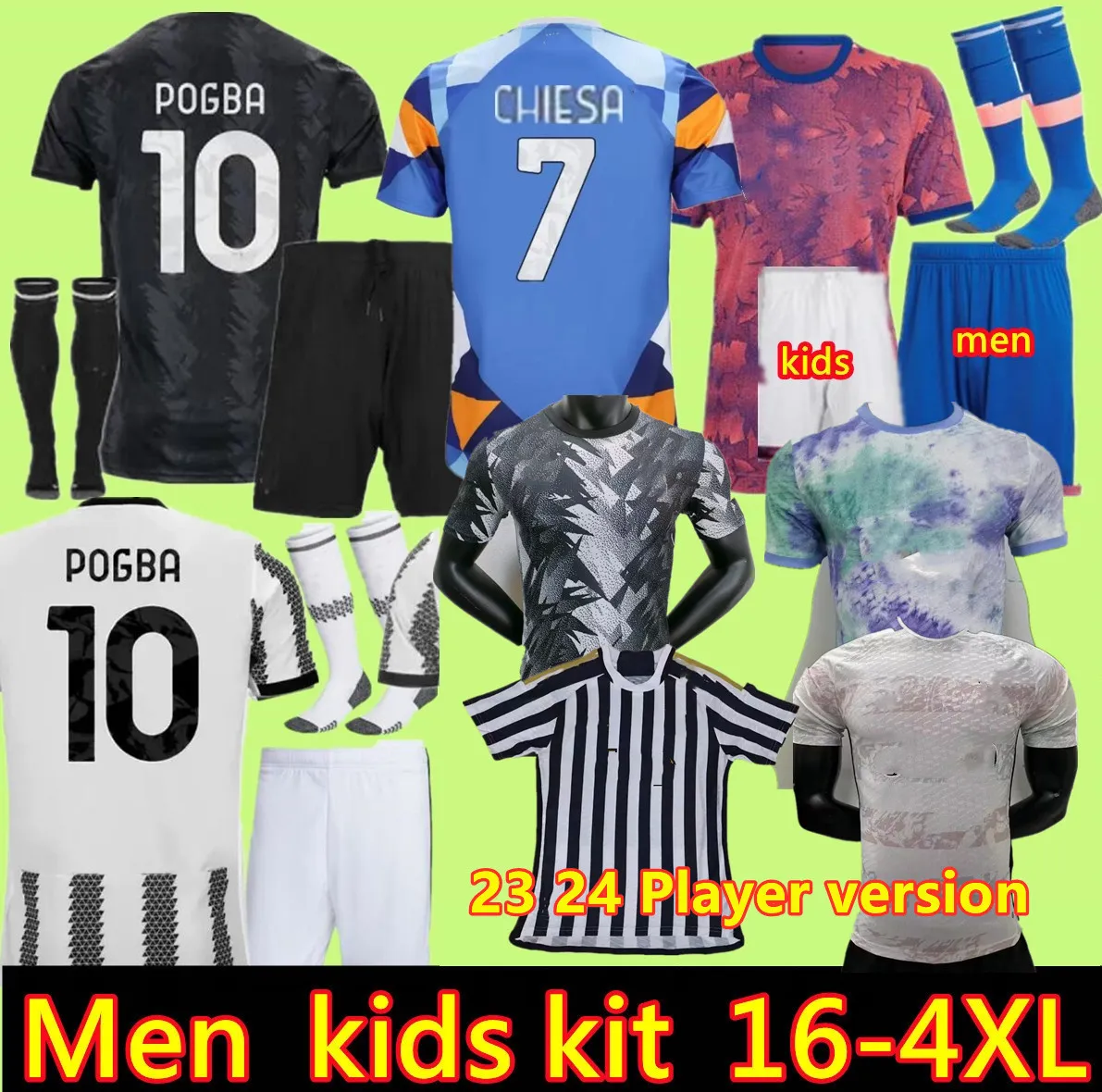 

adult kids 22 23 24 POGBA Soccer Jerseys DI MARIA BONUCCI BREMER DANILO 2022 2023 CHIESA VLAHOVIC McKENNIE PELLEGRINI Mens Kids kit Football ShirtS 3XL 4XL 116, 14