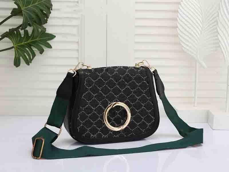 

Evening Bags Crossbody Ophidia Round Bag Women Co-Branded Camera Bags Fashion Letters Red Green Ribbon Genuine Leather Gold Metal Parts High