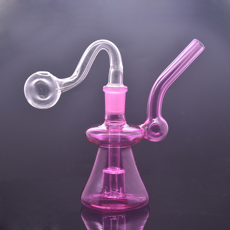 

14mm Female Mobius Glass Bong Hookah Matrix Perc Colorful Heady Dab Rigs Chicha Unique Recycler Ashcatcher Bongs with Male Oil Burner Pipe and Tobacco Bowl 1pcs