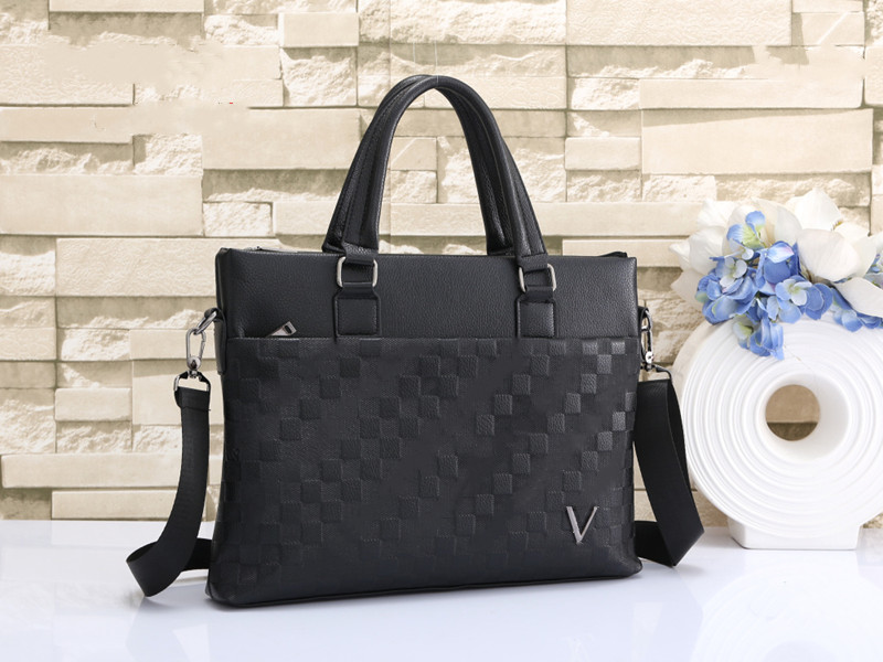 Designer Briefcase Bag for Men PORTE-DOCUMENTS VOYAGE Luxury Briefcases Business Man Shoulder Laptop Bags Totes Men's Luggage Computer Duffe
