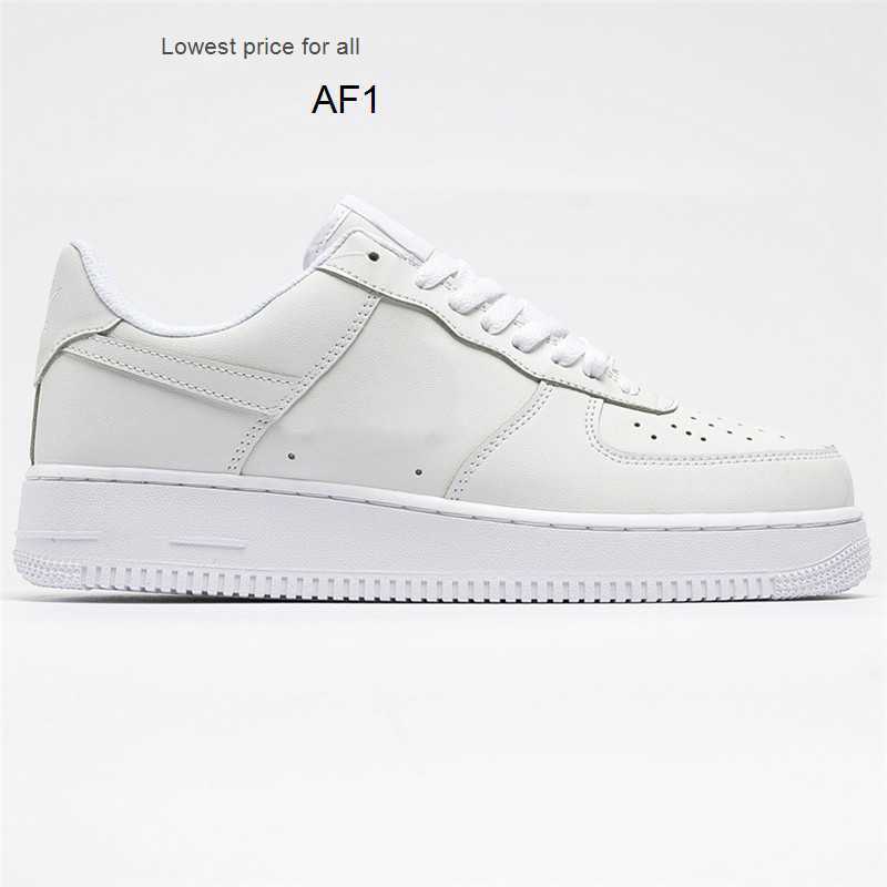 

One 1 Men Casual Shoes Af1 Force Air Airforce des chaussures Classic Low Triple S White Black Brown sandal Outdoor Sports Fashion Women Mens, #1