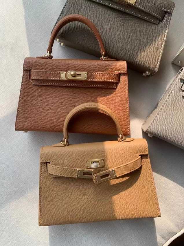 

Factory Wholesale Women's Bag Leather Generation Versatile One Shoulder Crossbody Mini Bag Shoulder Messenger Handbags 55%off DHKB, Golden brown 22cm