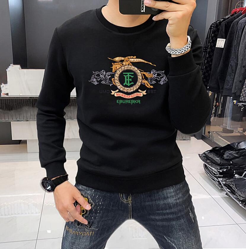 2023 Men's Hoodies & Sweatshirts new men round neck sweater men's autumn fashion men's high-end luxury embroidery sequin European lon