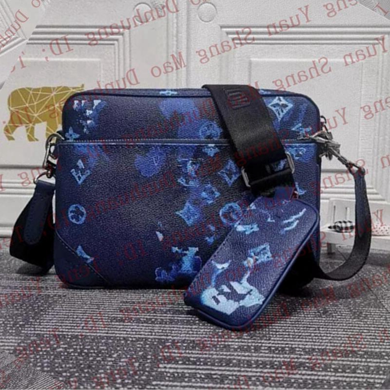 

Fashion TRIO Designer bags Mens Shoulder Bags Genuine Leather Briefcases Bolsas Men Women Messenger Bag Wedding Dress business Crossbody Bag Handbags Purse, Extra fee (are not sold separat)