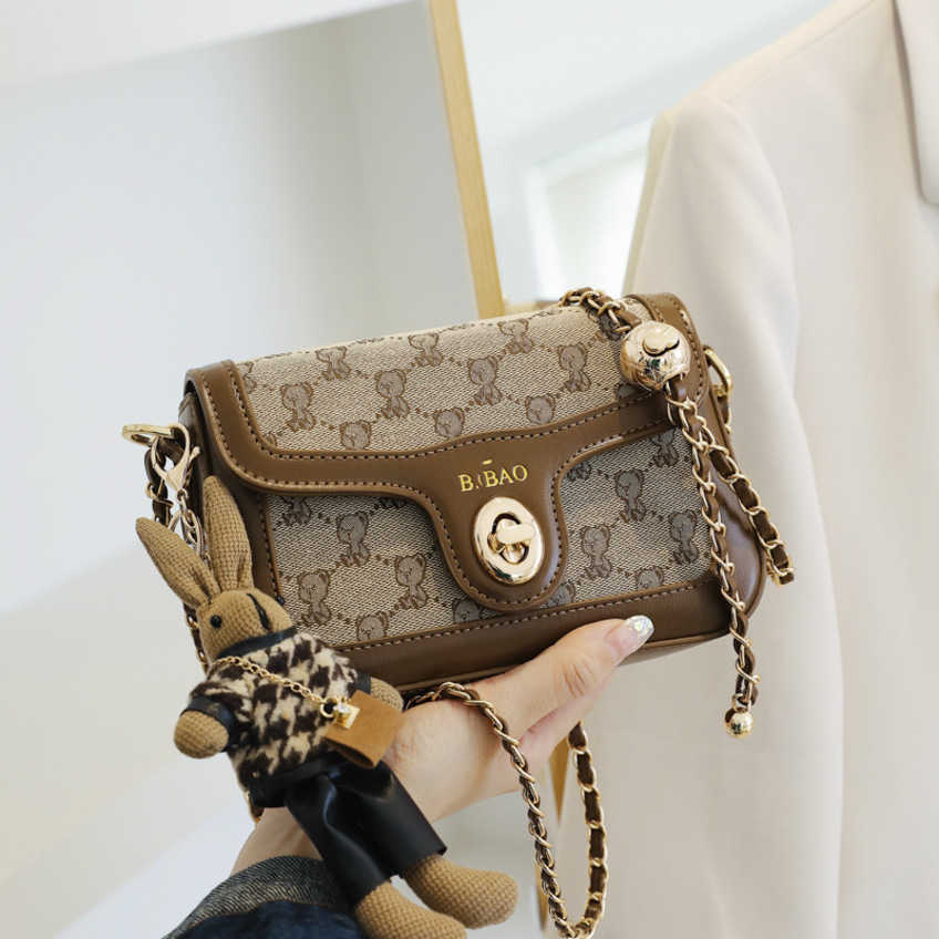 

Factory Wholesale Women's Bag Small design women's chain small square texture shoulder bag women Shoulder Messenger Handbags 55%off, Red