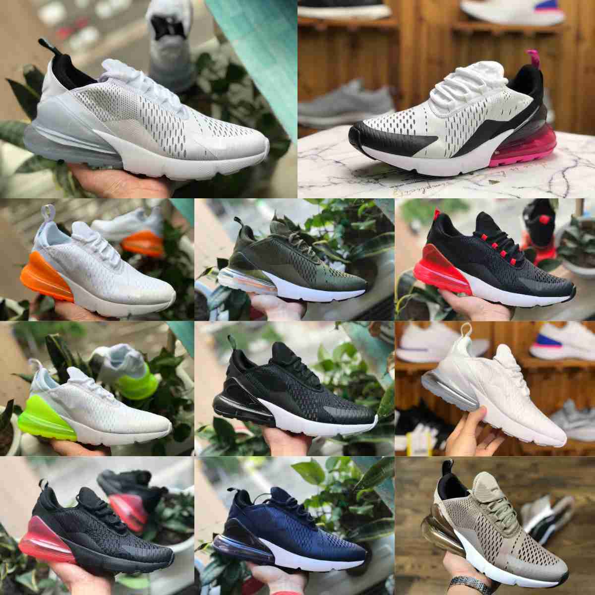

Dusty Cactus 270 Shoes Mens Tennis Runner Sneakers Triple Black White 270s Cactus Light Bone True Barely Rose Volt Women Breathable Mesh Trainer Sports Designers S20, Please contact us