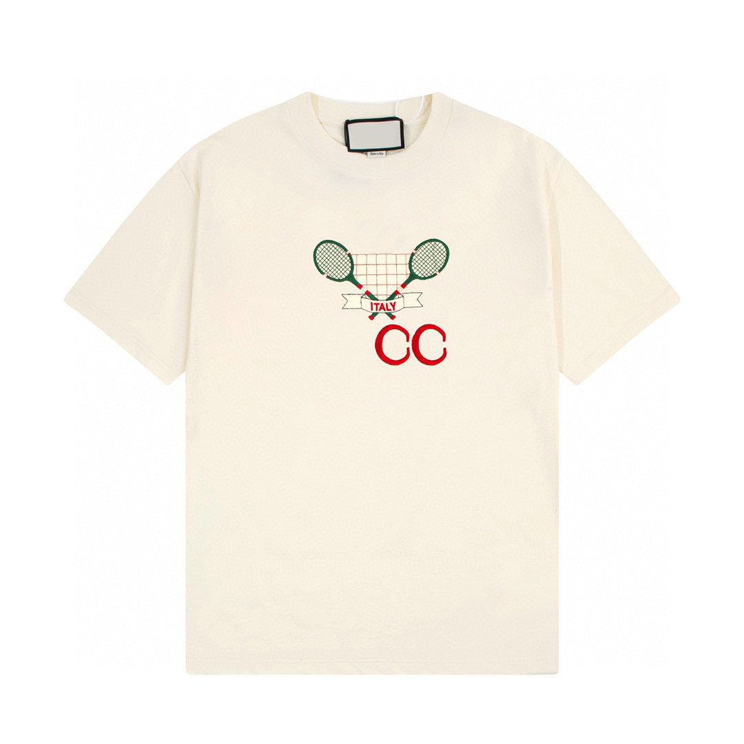 

Men's Plus Tees & Polos Round T-shirt plus size neck embroidered and printed polar style summer wear with street pure cotton 2wr3
