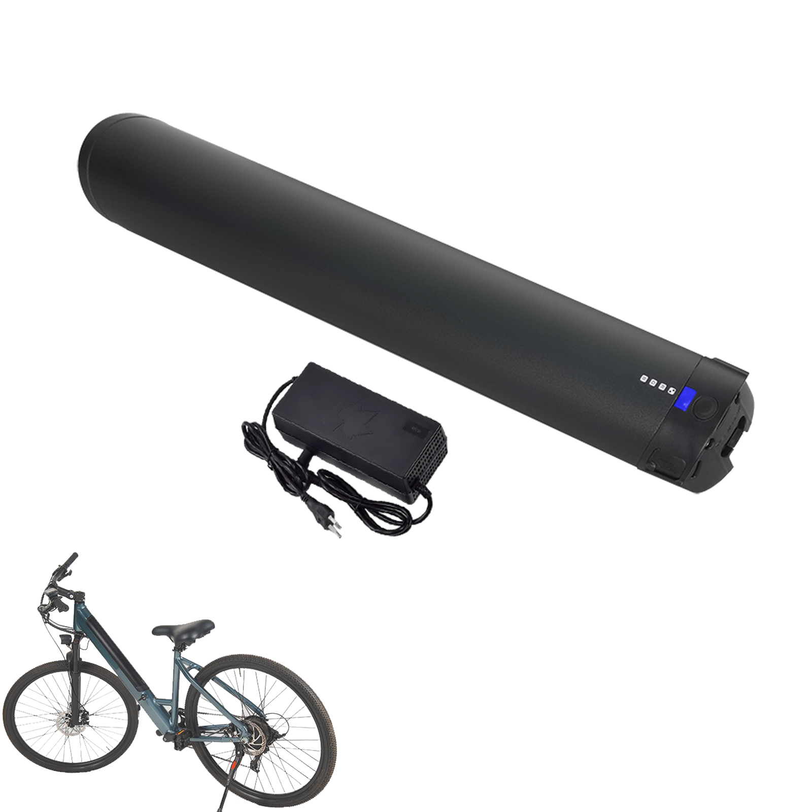 

36V ebike battery Replacement Reention EEL Mini E-bike Battery 36v 10.4ah L430mm for Nakamura E Crossoer vXA 250W 350W Motor