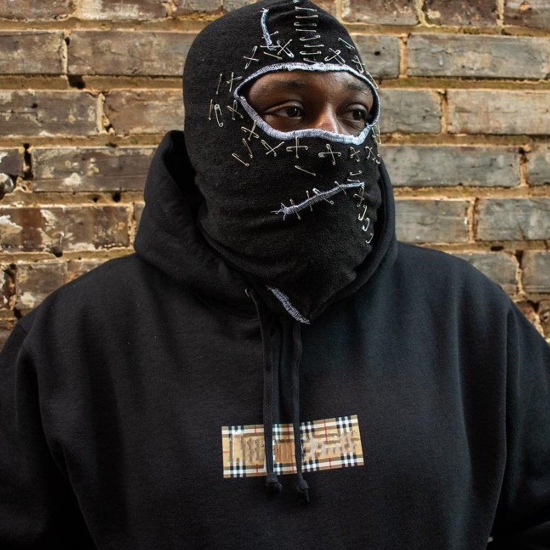 

Spring Autumn Hip Hop USA Plaid Logo Hoodies Luxury Fashion High Street Skateboard Cotton Sweatshirt Men Women Union Gridding Printed Fleece Hooded, Gray