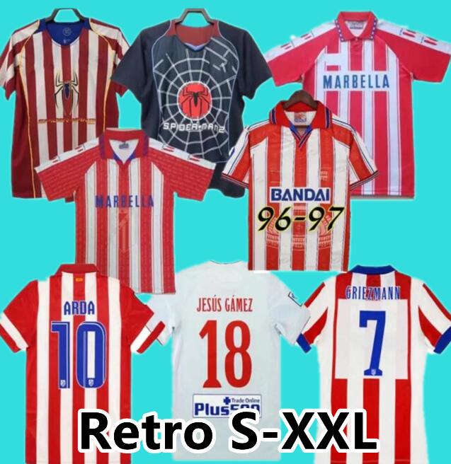 

Retro 2004 2005 2013 2014 soccer jerseys Atletico Madrids kun Aguero Griezmann MAXI F.TORRES 04 05 10 11 13 14 15 94 95 96 97 Gabi Forlan, 2003-04