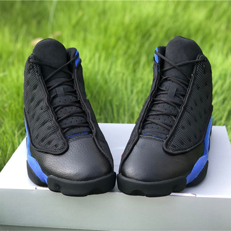 

Mens Jumpman 13 Hyper Royal Designer Basketball Shoes Original Quality 13s XIII Blue Black Outdoor Sports Sneakers Size US7-12
